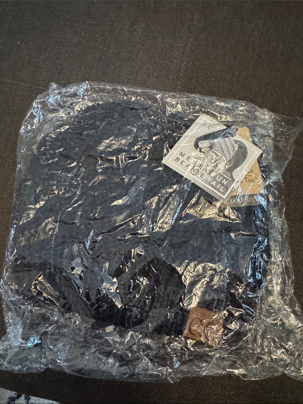 CC Boutique Black Beanie Hat